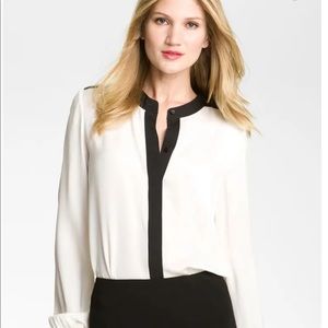 Theory Silk Gerine Cicero top